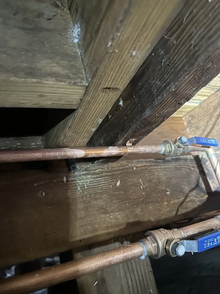 Slide of Running Plumbing