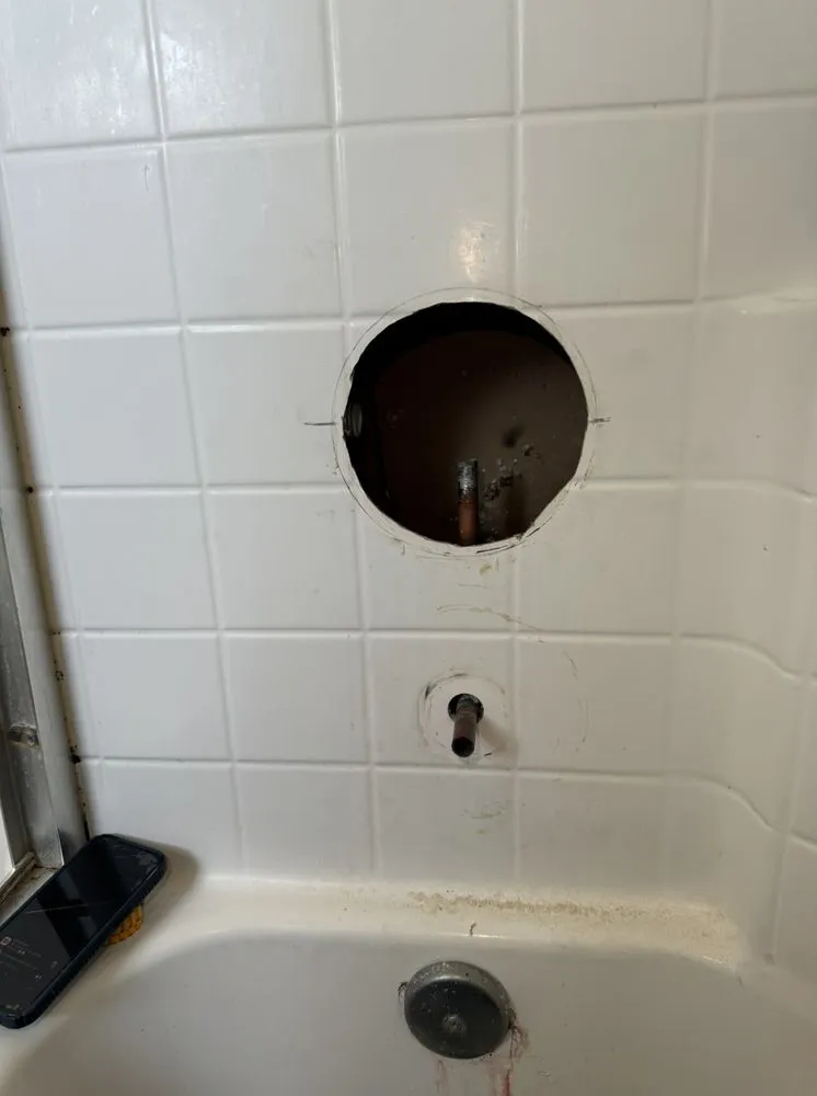 Slide of Running Plumbing