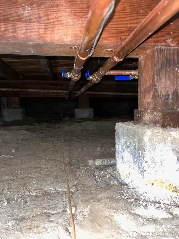 Slide of Running Plumbing