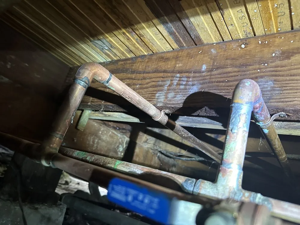 Slide of Running Plumbing