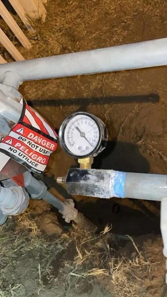 Slide of Running Plumbing