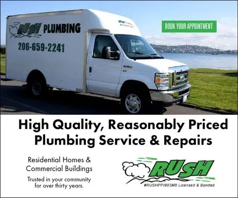 Rush Plumbing Logo