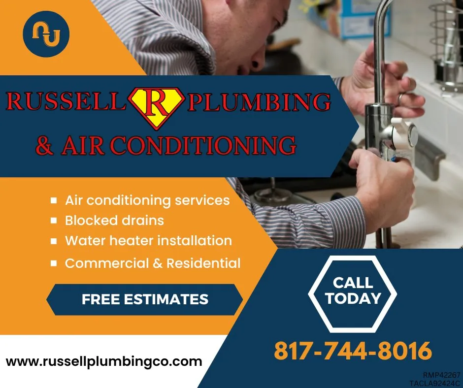 Reliable water heater service in Fort Worth, TX by Russell Plumbing and Air Conditioning