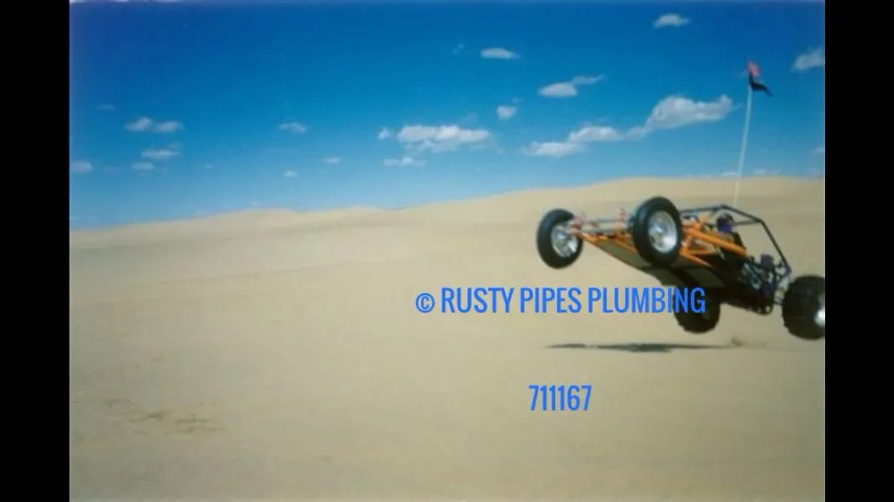 Slide of Rusty Pipes Plumbing