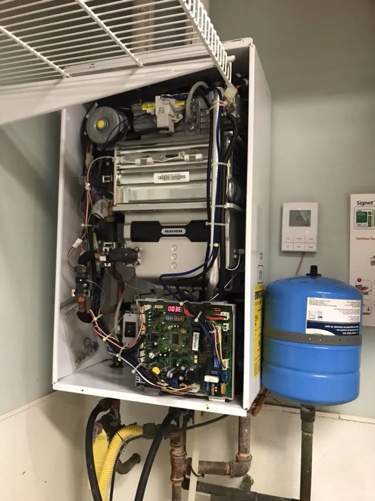 Slide of Rusty Pipes Plumbing