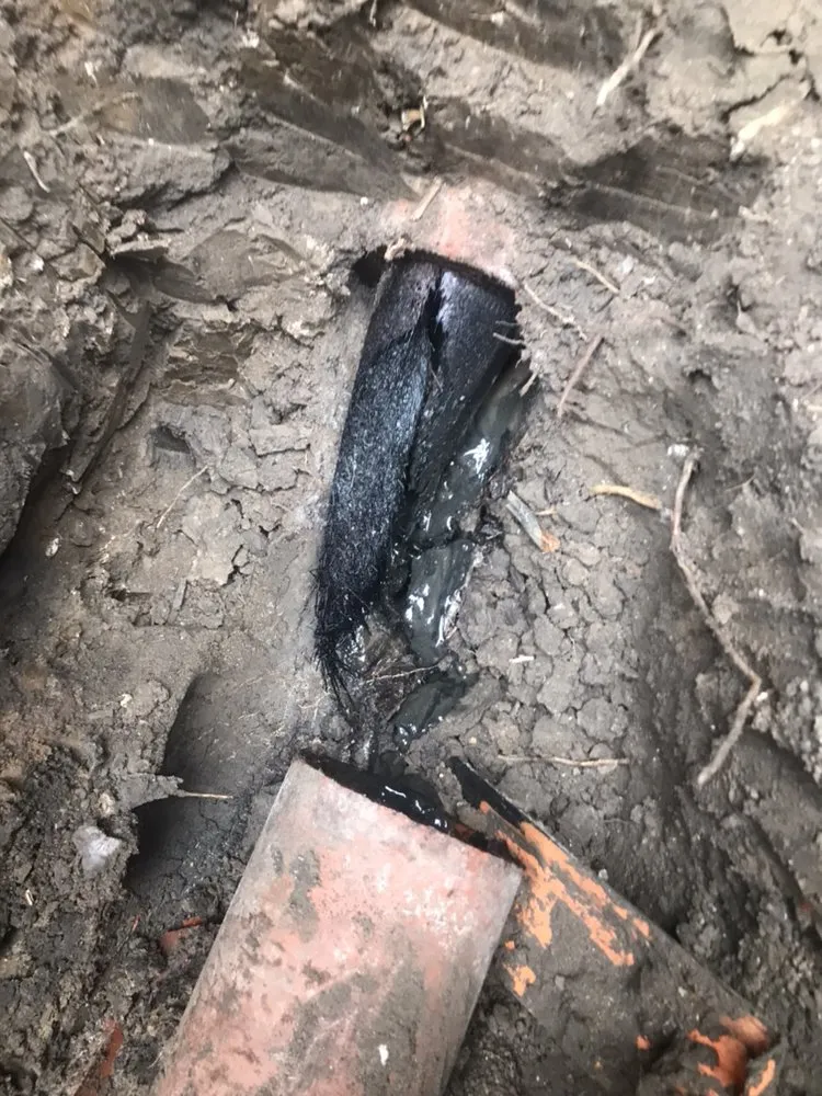 Slide of Rusty Pipes Plumbing