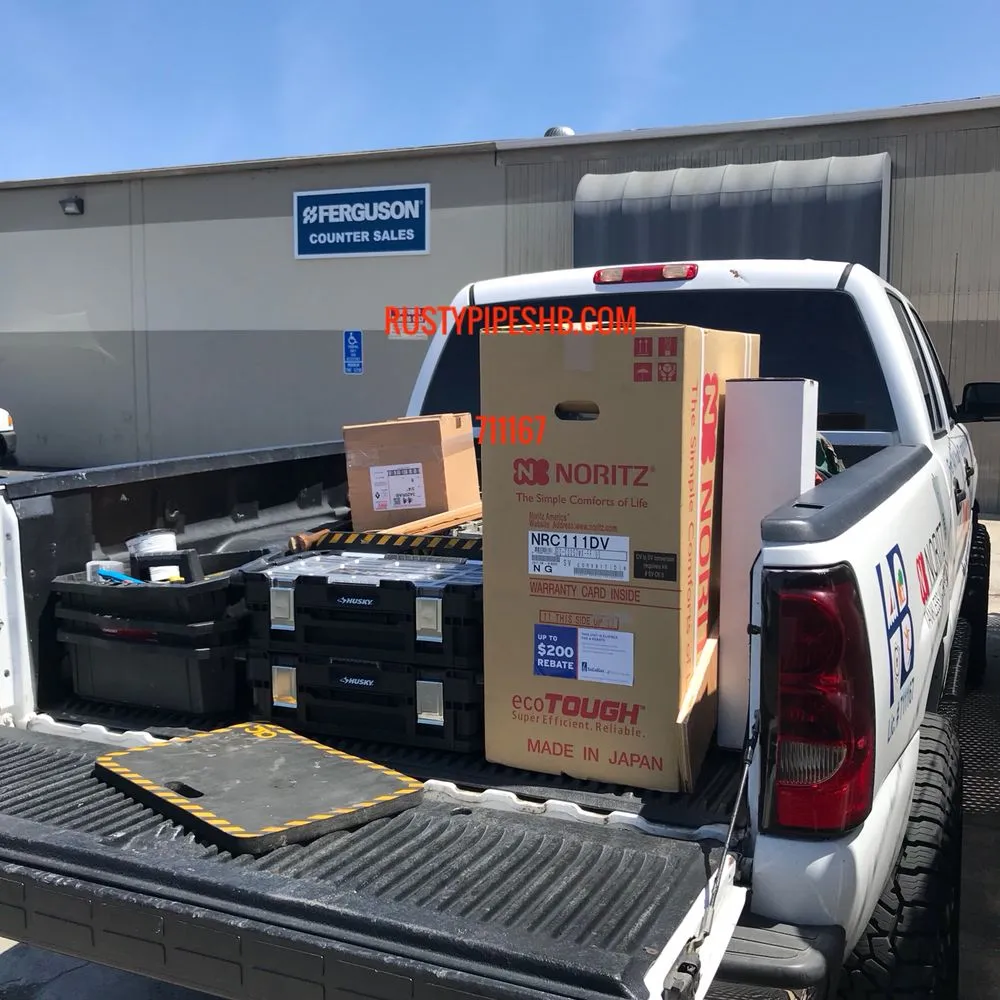 Slide of Rusty Pipes Plumbing