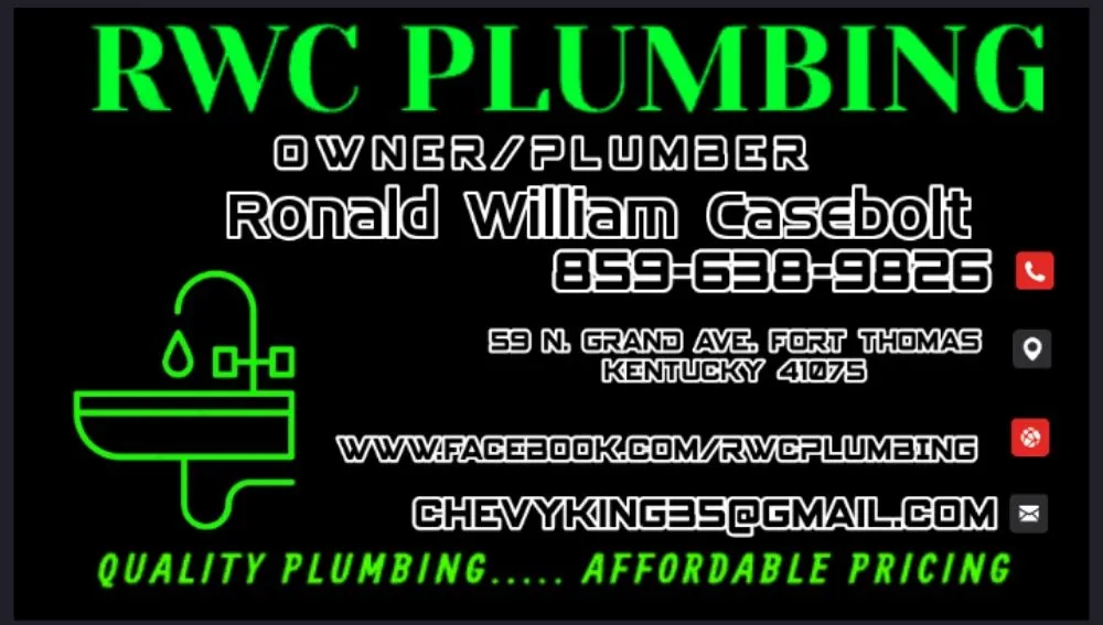 Trusted water heater service experts serving Cincinnati, KY - RWC Plumbing