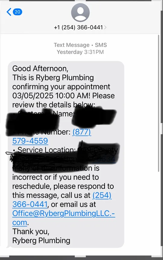 Slide of Ryberg Plumbing