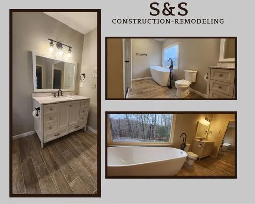 S & S Construction Remodeling Logo