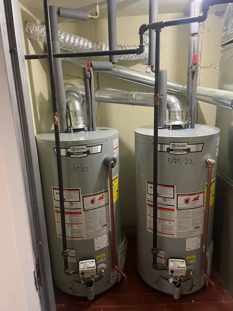 Slide of S H plumbing and heating