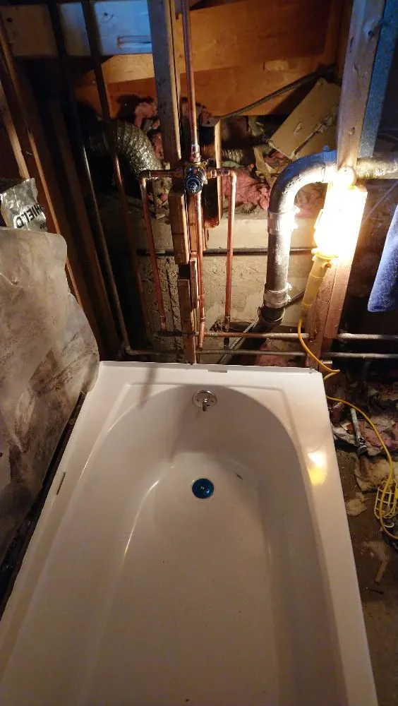 Slide of S H plumbing and heating