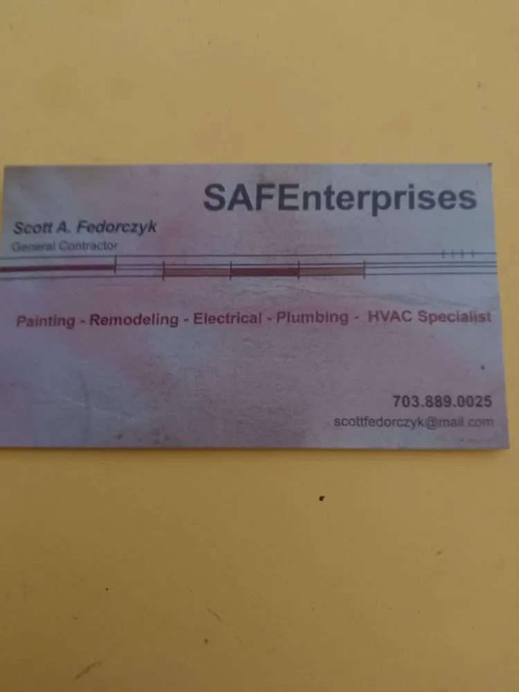 Slide of SAF Enterprises