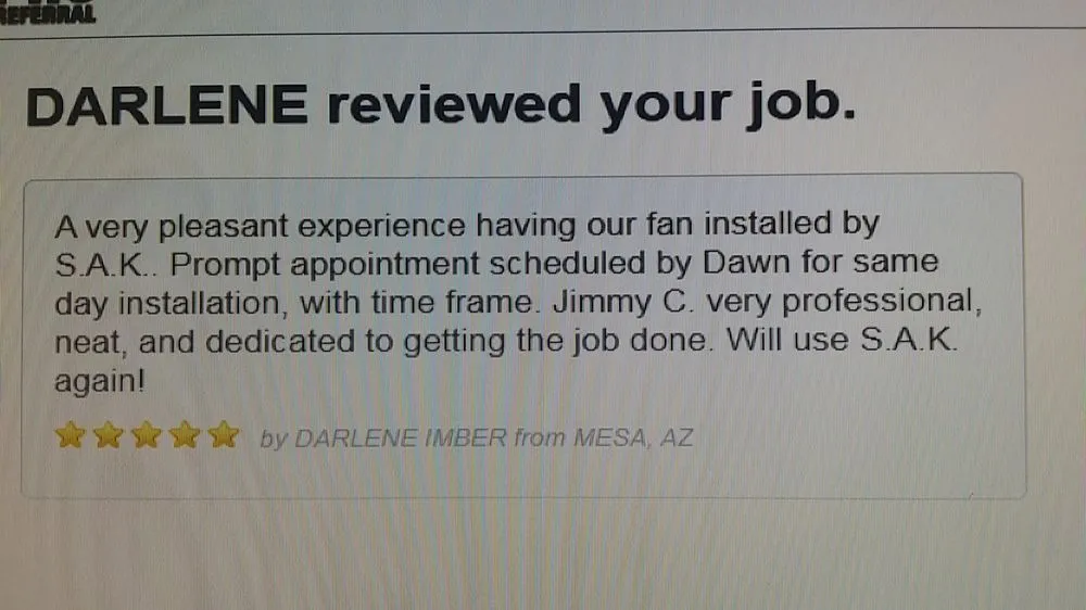 Slide of SAK Electric & Plumbing