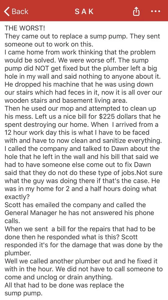 Slide of SAK Electric & Plumbing