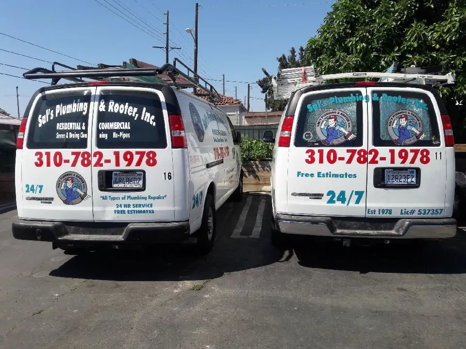 Slide of Sal's Plumbing-El Segundo/LAX