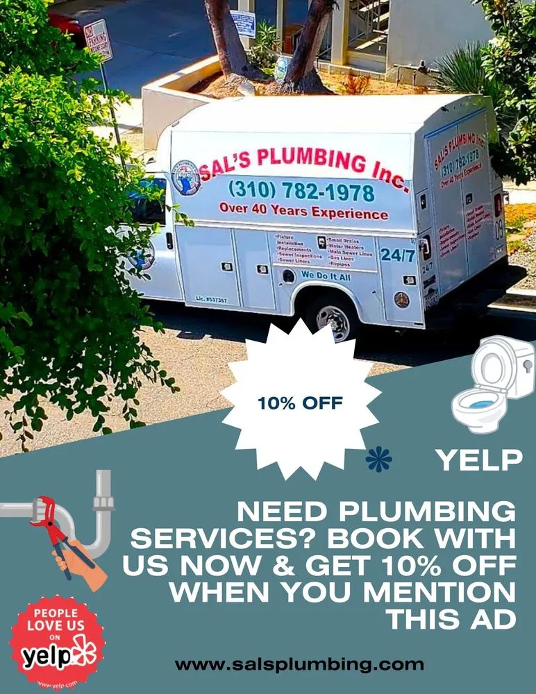 Expert emergency plumbing for homes in El Segundo, CA by Sal's Plumbing-El Segundo/LAX