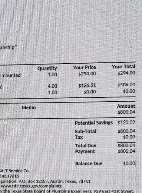 Slide of SALT Plumbing Air & Electric