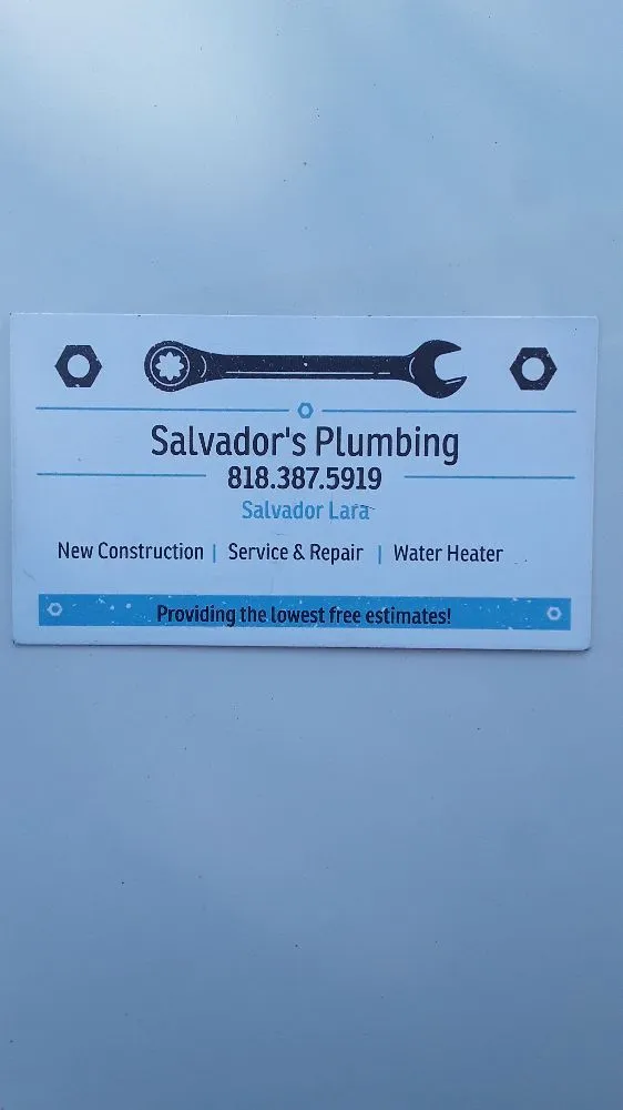 Slide of Salvador's Plumbing