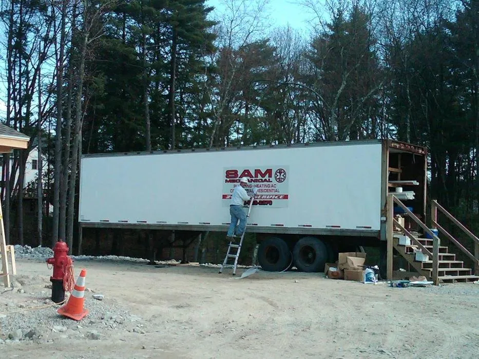 Slide of SAM Mechanical Services