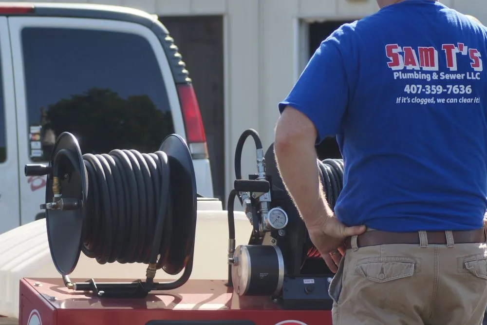 Slide of Sam T's Plumbing