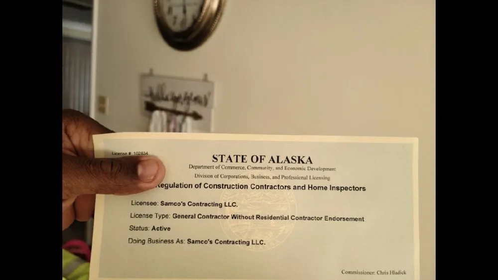 Slide of Samco's Contracting