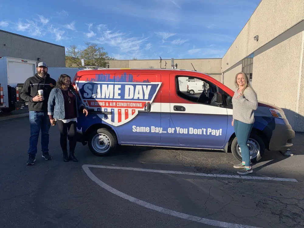 Slide of Same Day Plumbing, Heating & Cooling
