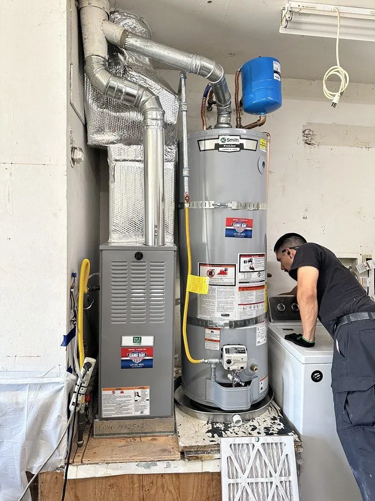 Slide of Same Day Plumbing, Heating & Cooling