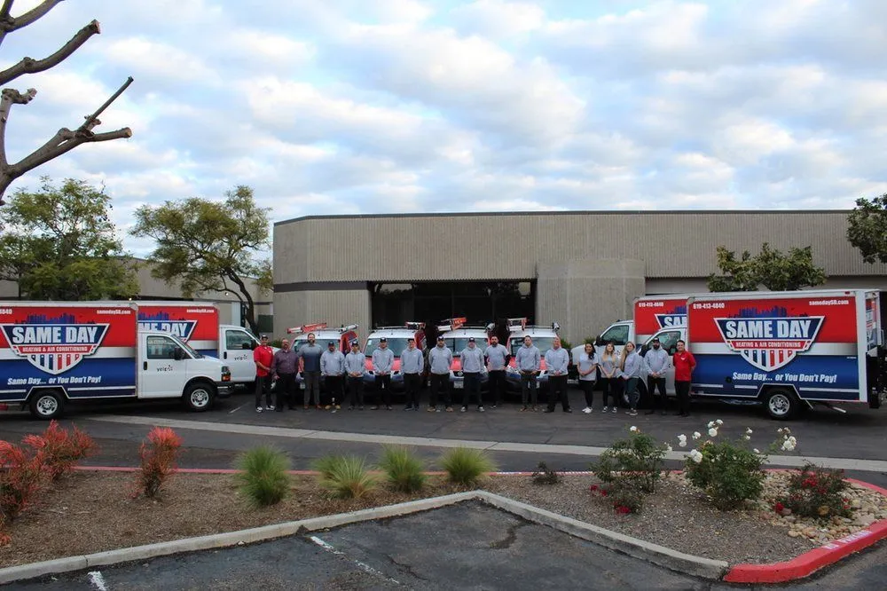 Slide of Same Day Plumbing, Heating & Cooling