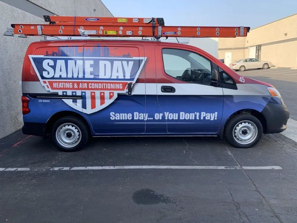 Slide of Same Day Plumbing, Heating & Cooling