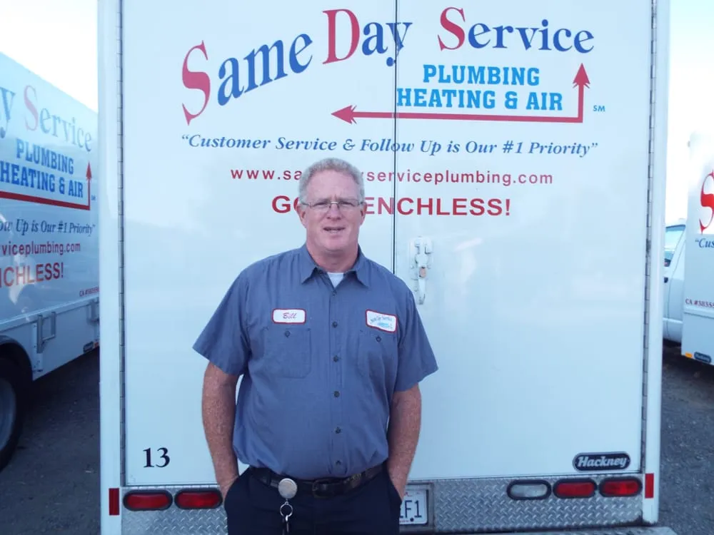 Slide of Same Day Service Plumbing, Heating & Air