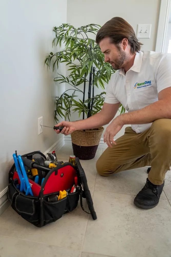 Slide of SameDay Heating & Air