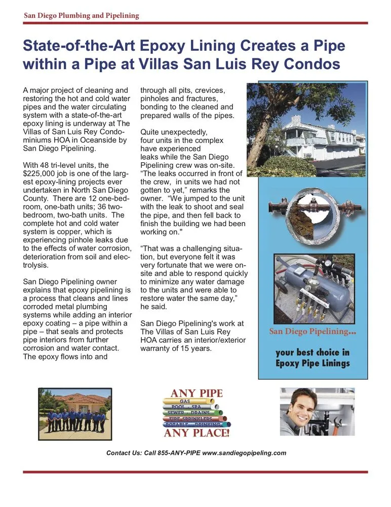 Trusted water heater service in San Diego, CA by San Diego Plumbing & Pipelining
