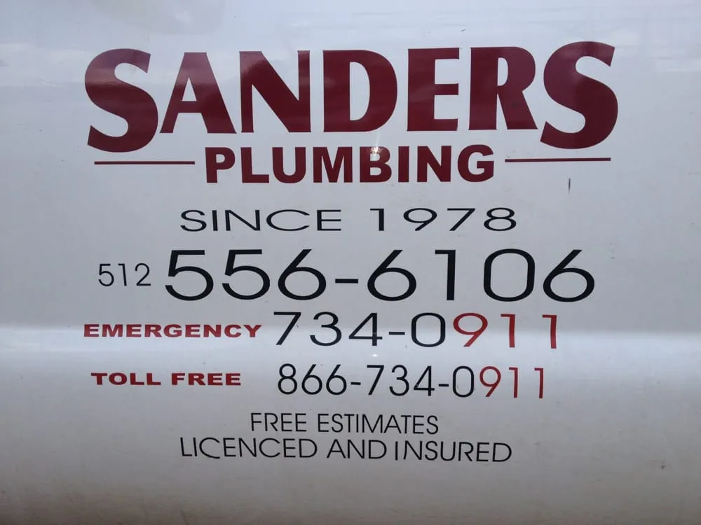 Slide of Sanders Plumbing