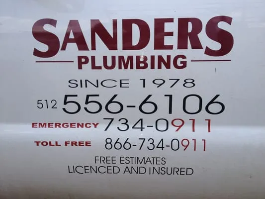 Sanders Plumbing Logo