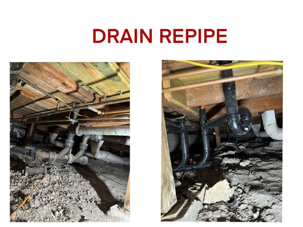 Slide of Sanitary Redline Plumbing