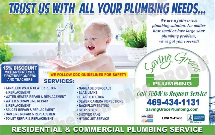 Slide of Saving Grace Plumbing