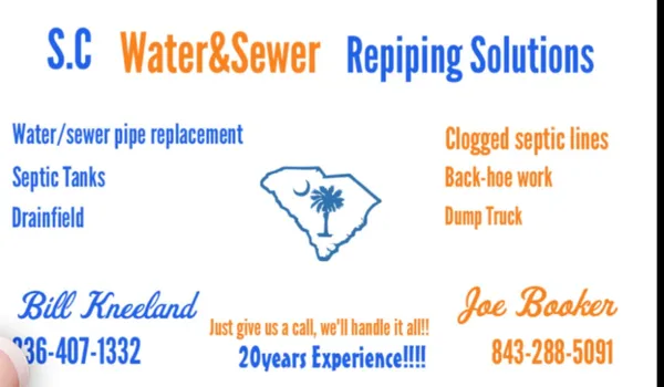S.C Water & Sewer Repiping Solutions