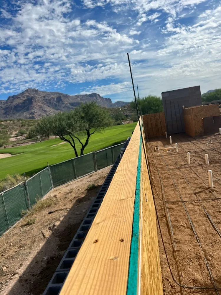 Slide of SCH Excavation Pool and Plumbing