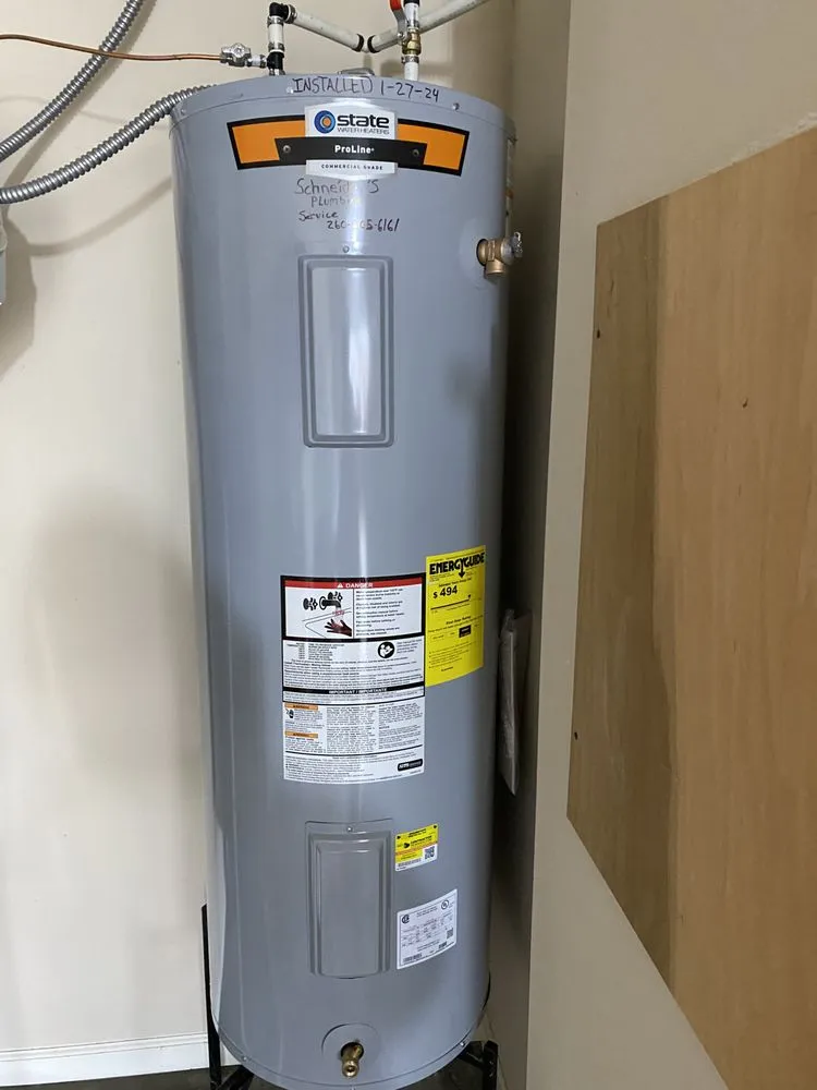 Slide of Schneider’s Plumbing Service