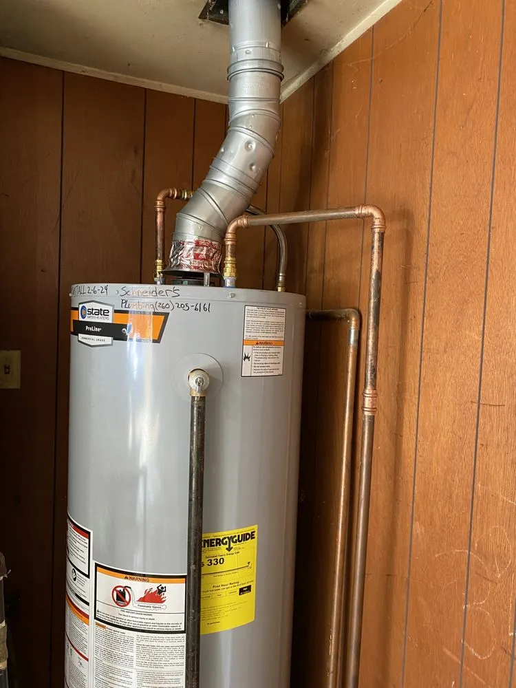 Slide of Schneider’s Plumbing Service