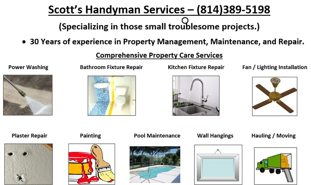 Slide of Scott's Handyman Services