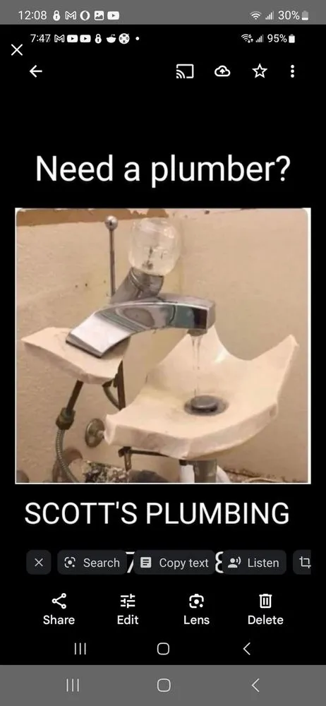 Slide of SCOTT'S PLUMBING SERVICE