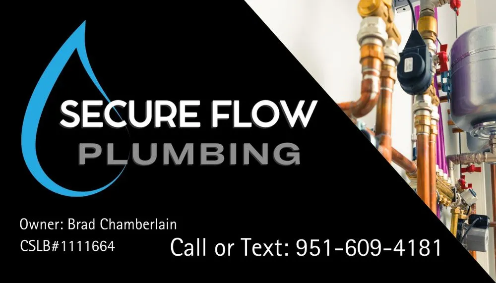 Slide of Secure Flow Plumbing
