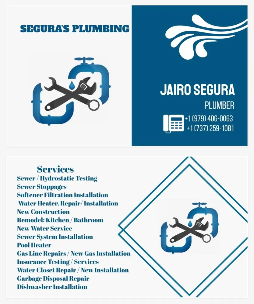 Slide of Segura's Plumbing