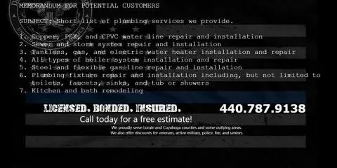 Slide of Semper Fi Plumbing