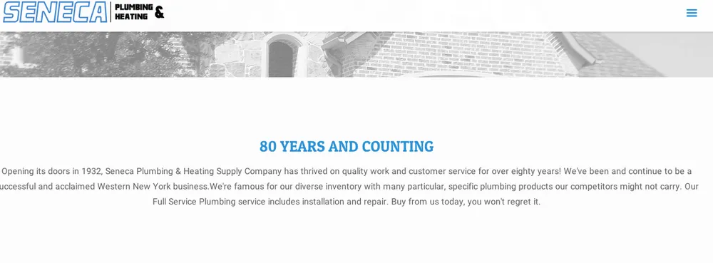 Slide of Seneca Plumbing and Heating