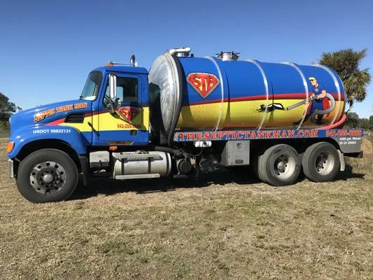 Septic Tank Man Logo