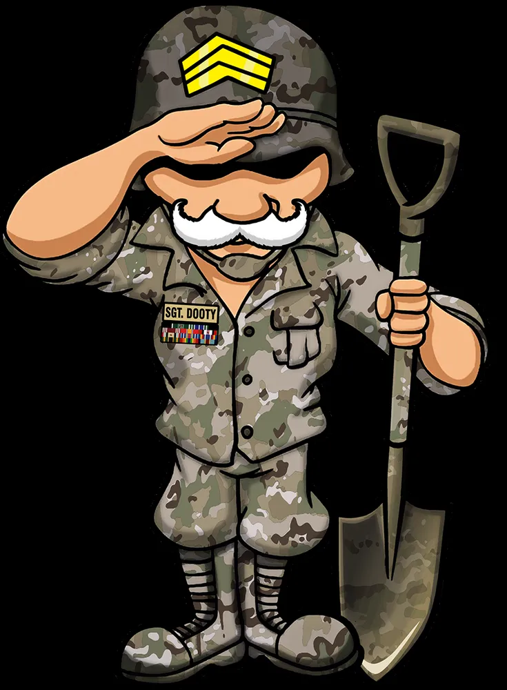 Slide of Sergeant Rooter and Septic