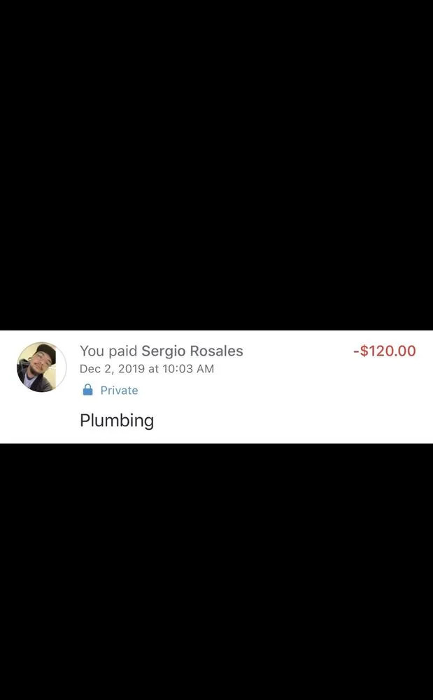 Slide of Sergio's Plumbing